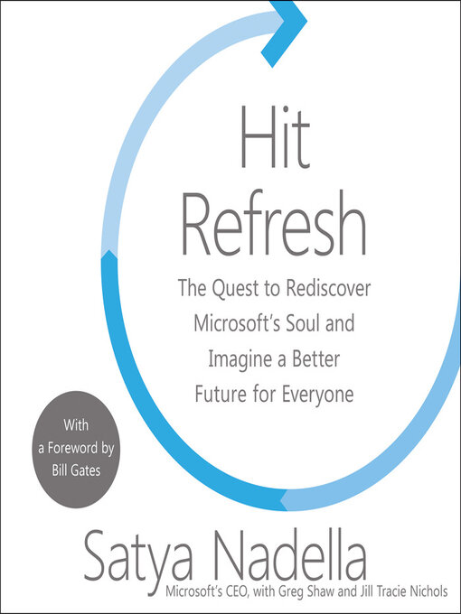 Title details for Hit Refresh by Satya Nadella - Available